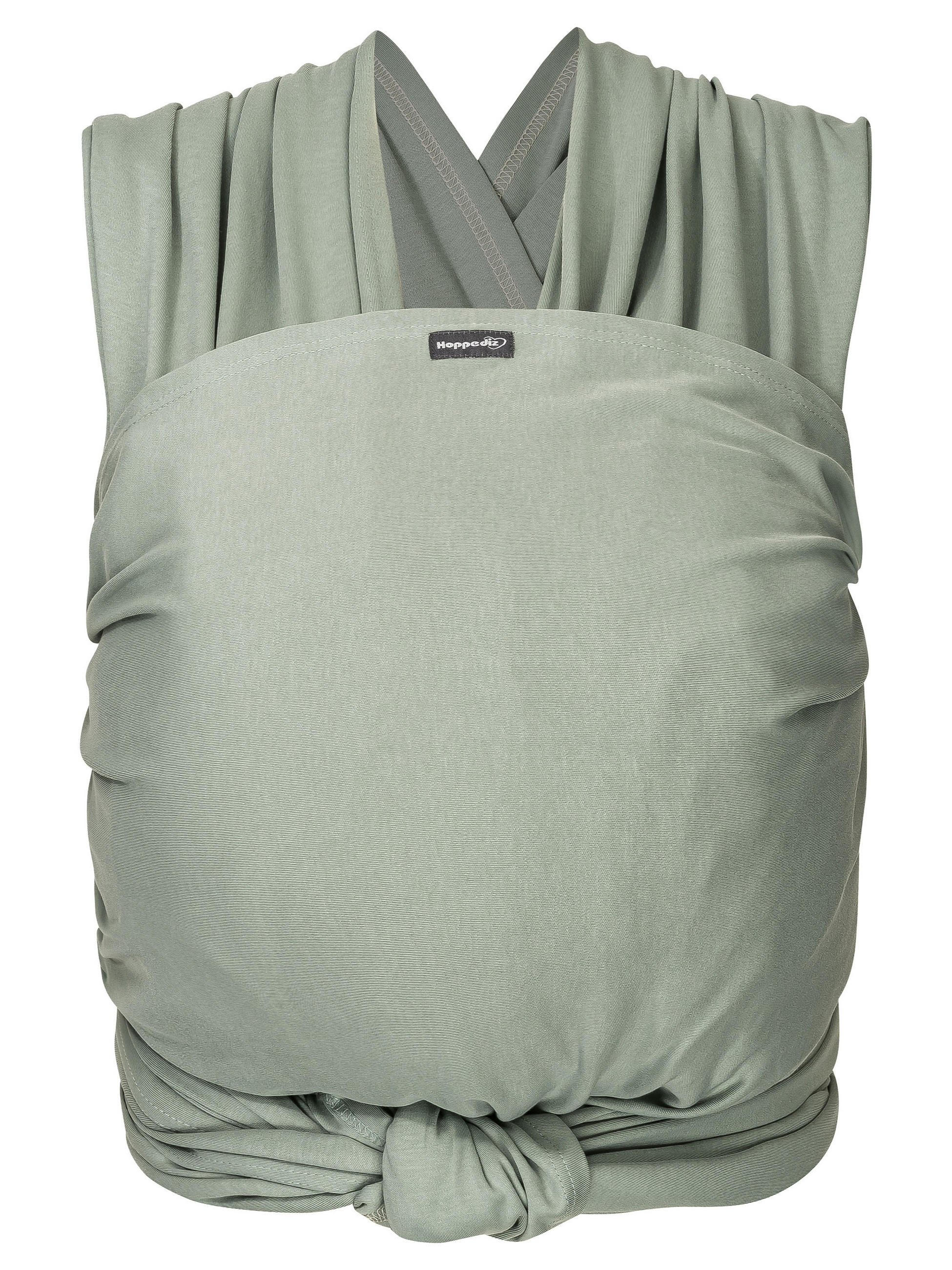 BABYTRAGETUCH Elastisches Tragetuch - Salbeigrün, Textil (50/0.1/460cm) - Hoppediz