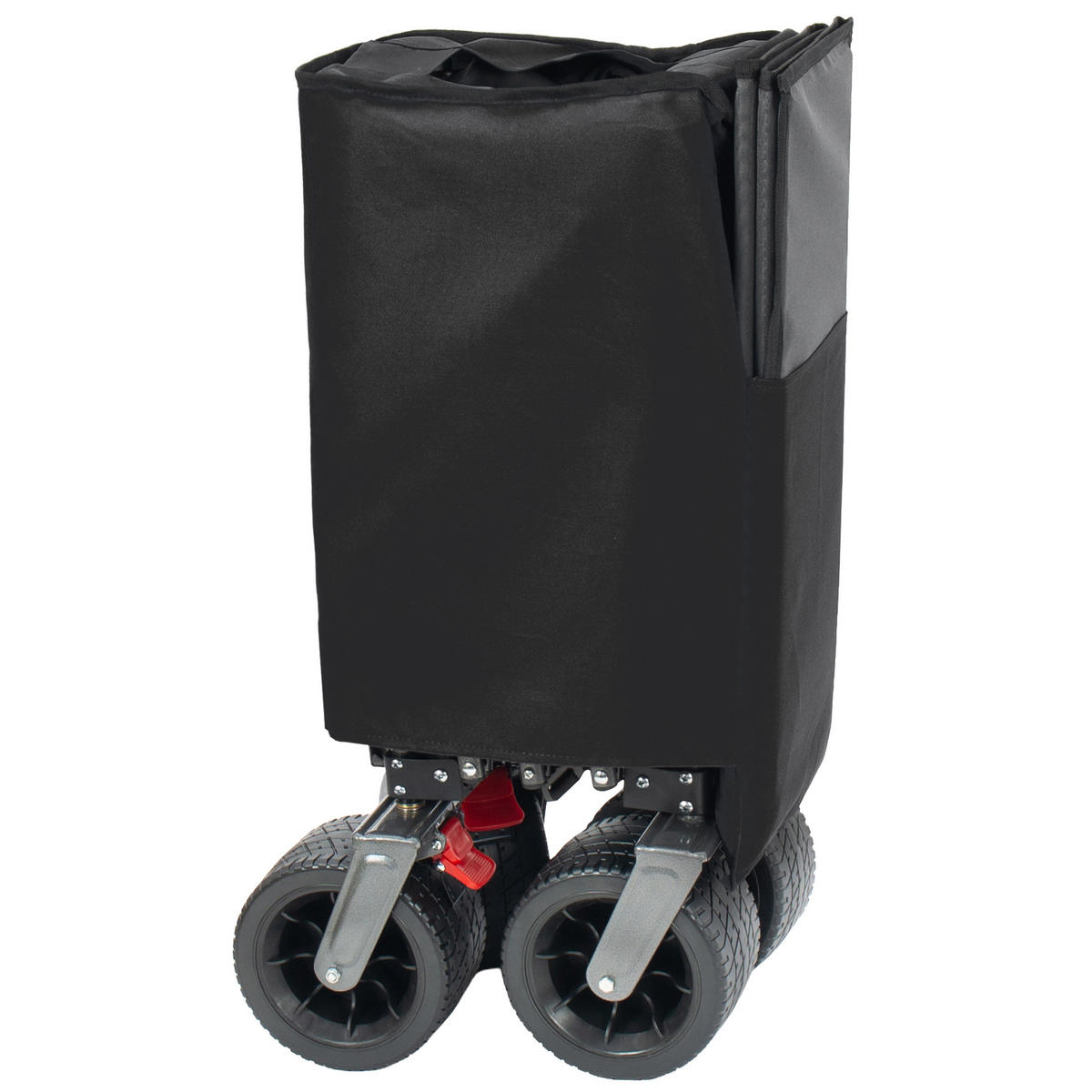 TRANSPORTWAGEN, extra groß faltbar, 300L, 250kg, Vier-Wege-Montage, schwarz - Schwarz, Metall (26.5/73/41.5cm) - Vallsero
