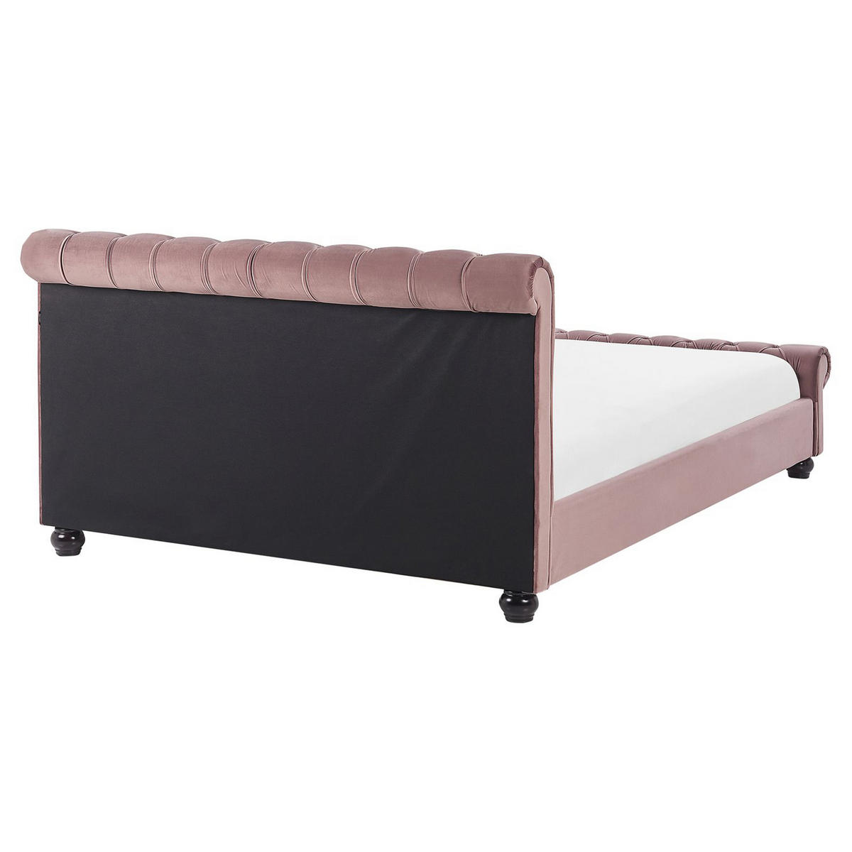 BETT 160/200cm Rosa Avallon - Pink, Textil (160/200cm) - Beliani