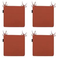SITZKISSEN Panama 40/40 cm 4er-Set - Rotbraun, Textil (40/4/40cm) - Madison