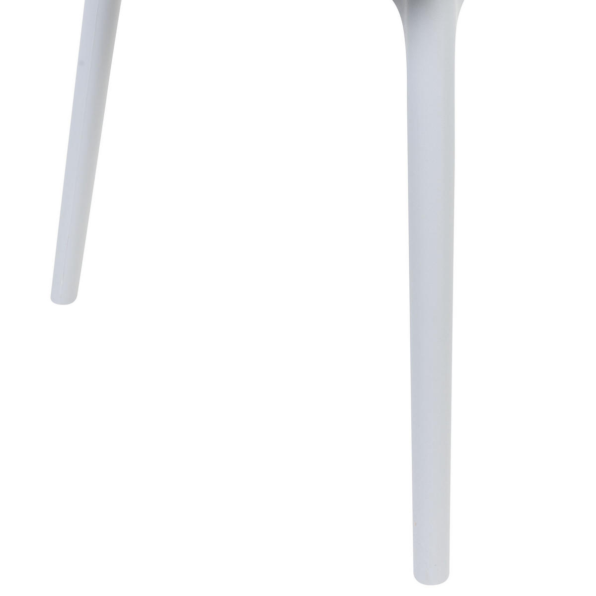 ESSZIMMERSTUHL 2er-Set Kunststoff Grau Almira - Grau, Kunststoff (54/84/50cm) - Beliani