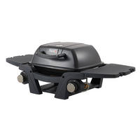 GASGRILL MAHTO Tischgrill Schwarz - Schwarz, Metall (102/34.5/45cm) - TAINO