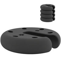 GEWICHTE für Pavillon DE-06040 Schwarz - Schwarz, Kunststoff (20/4.5/20cm) - ComfortXL