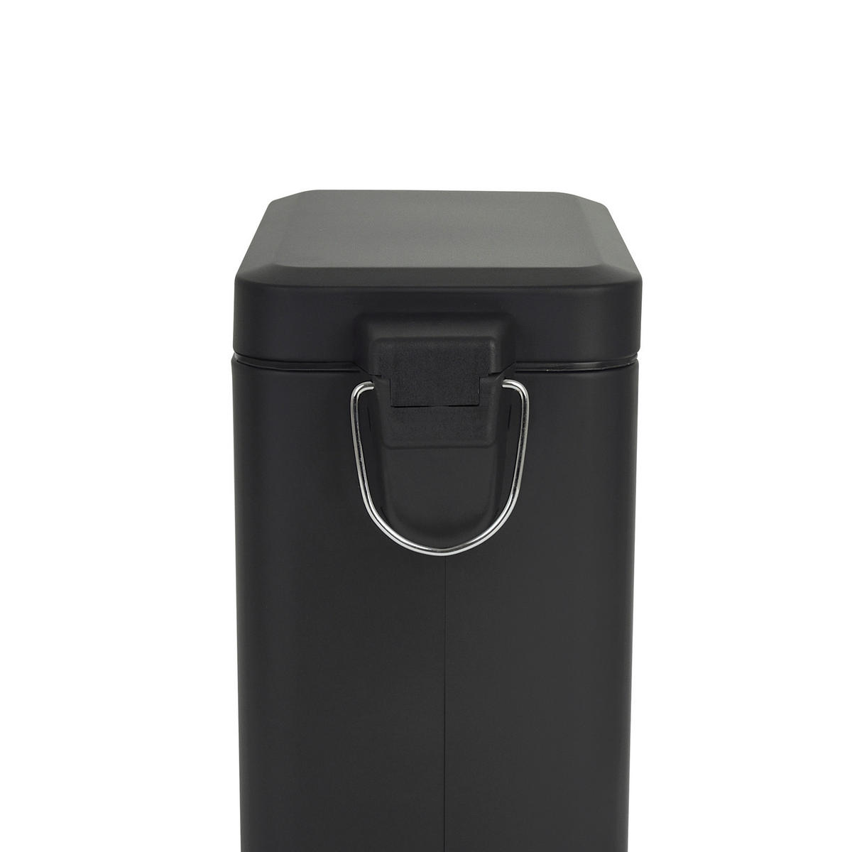 MÜLLEIMER STM10 10L Schwarz - Schwarz, Metall (16/39/34cm) - SVITA