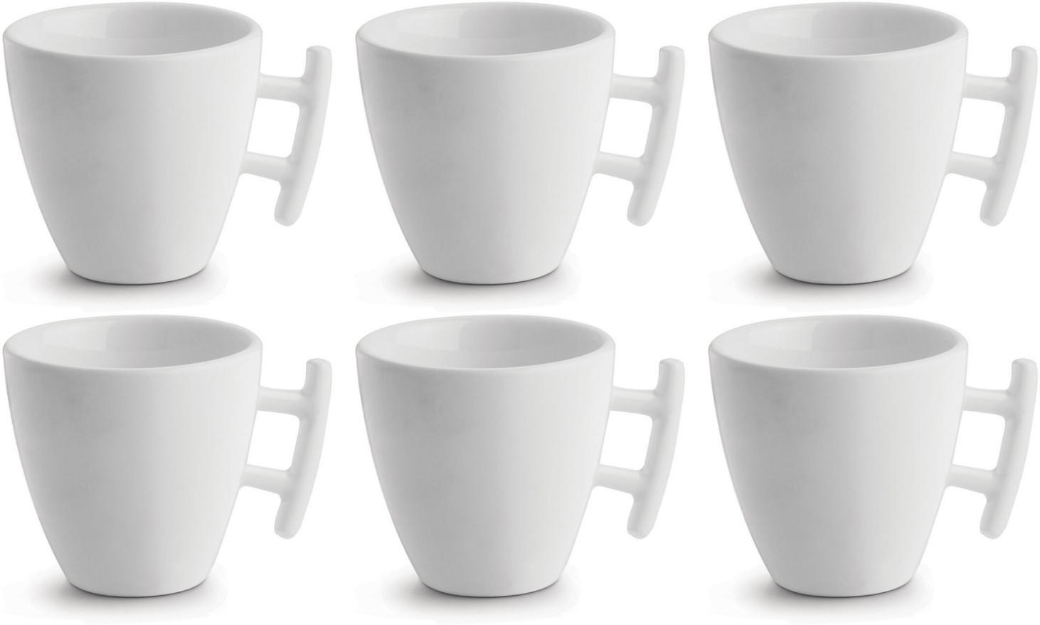 KAFFEETASSE Yong Squito 170 ml - Weiß - 6er-Pack - Weiß, Keramik (0.17L)