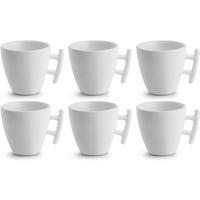 KAFFEETASSE Yong Squito 170 ml - Weiß - 6er-Pack - Weiß, Keramik (0.17L)