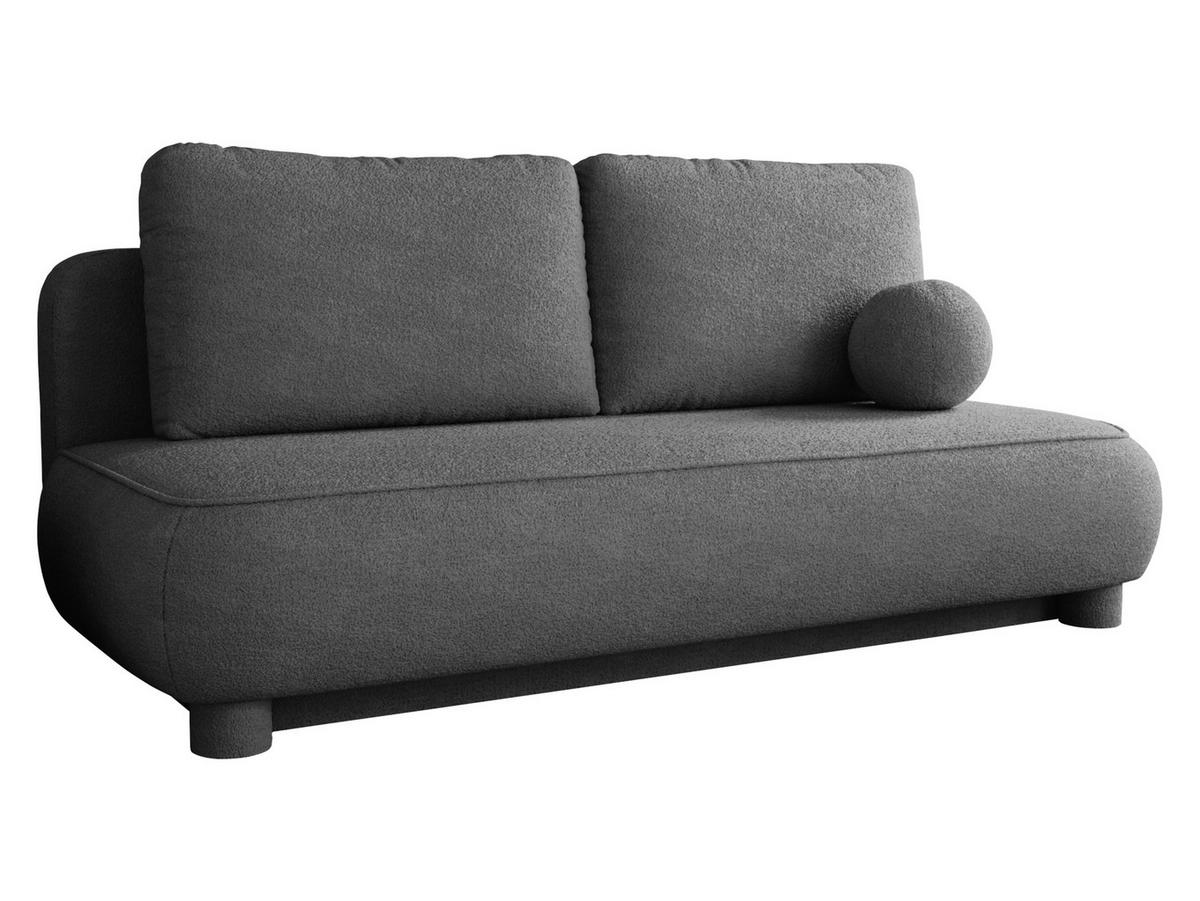 SCHLAFSOFA Gaja - Dunkelgrau, Holz/Textil (209/96/96cm) - MIRJAN24
