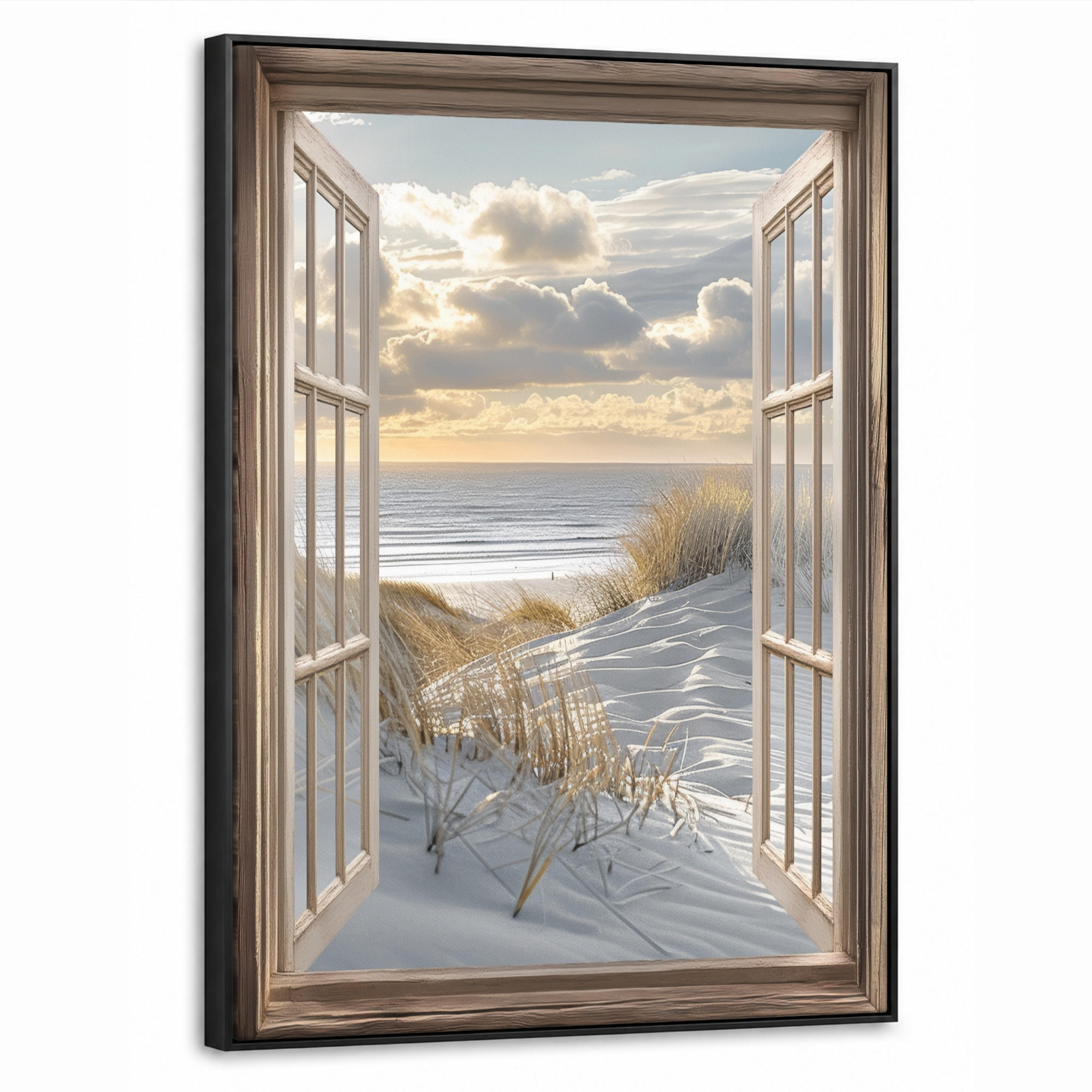MuchoWow Leinwand Sand 70x100 cm