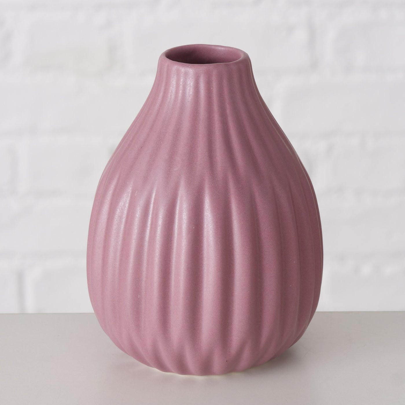 VASE Porzellan Esko 12 cm - Altrosa, Keramik (12cm) - Boltze Home