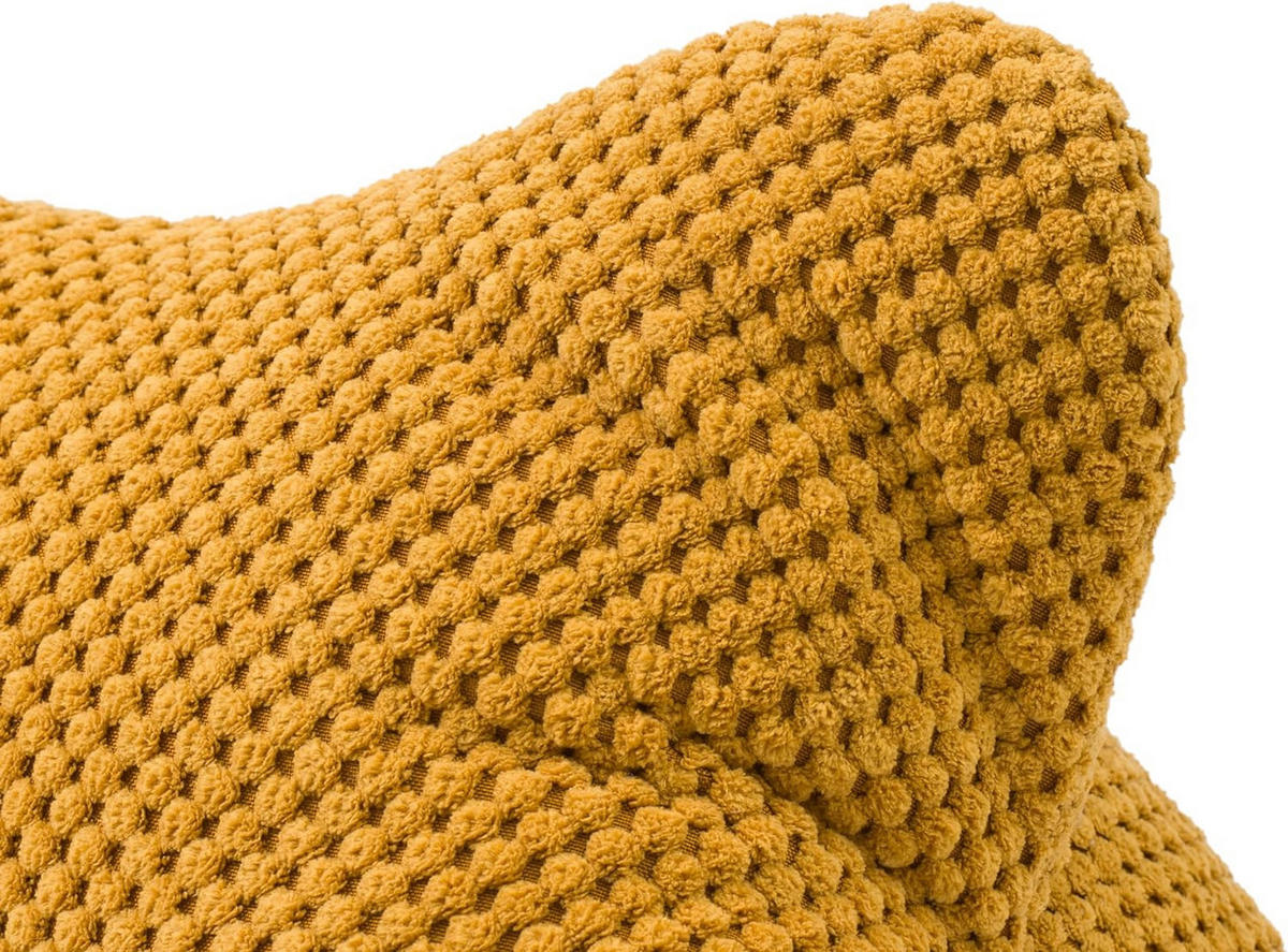LESEKISSEN Sven Ambiente 40x25cm Senf - Gelb, Textil (40/25cm) - Ambiente Trendlife by Gözze