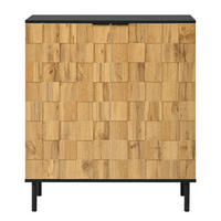 SCHUHSCHRANK Natur 80/35/91.5 cm - Naturfarben, Holzwerkstoff (80/91.5/35cm) - PANGIVO