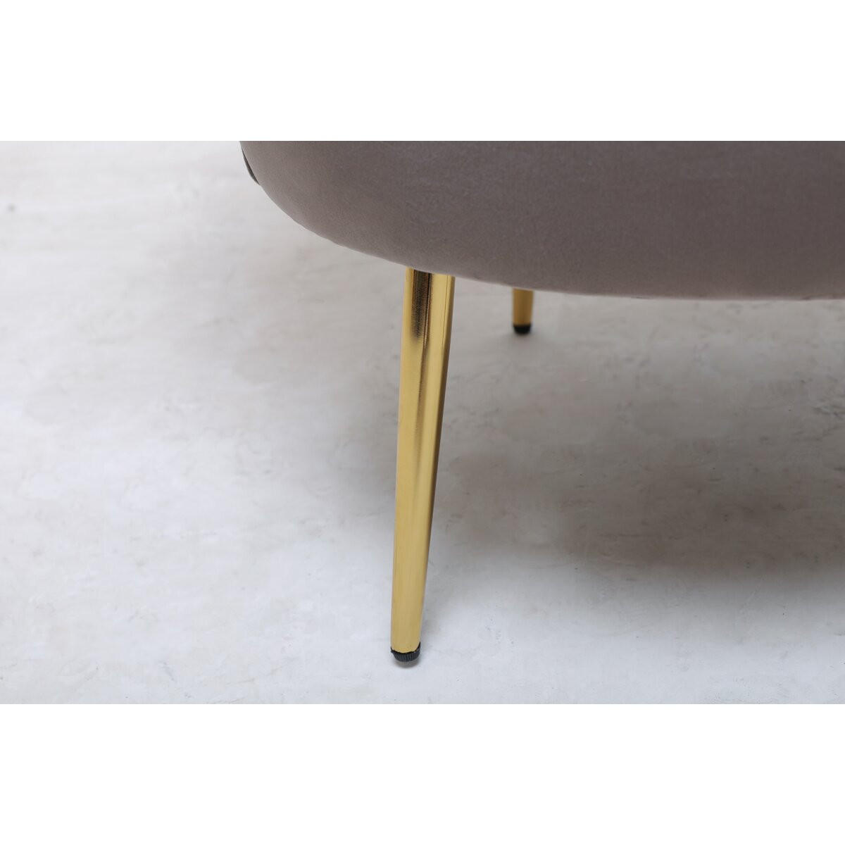 SESSEL - "Floria" - 75 x 68 x 77,5 cm - Grau - Grau, Textil (68/77.5/75cm) - Habitat Garten