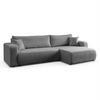 ECKSOFA VESPO XL mit Schlaffunktion und Bettzeugkasten - Graphitfarben, Textil (267/143cm) - Lookway