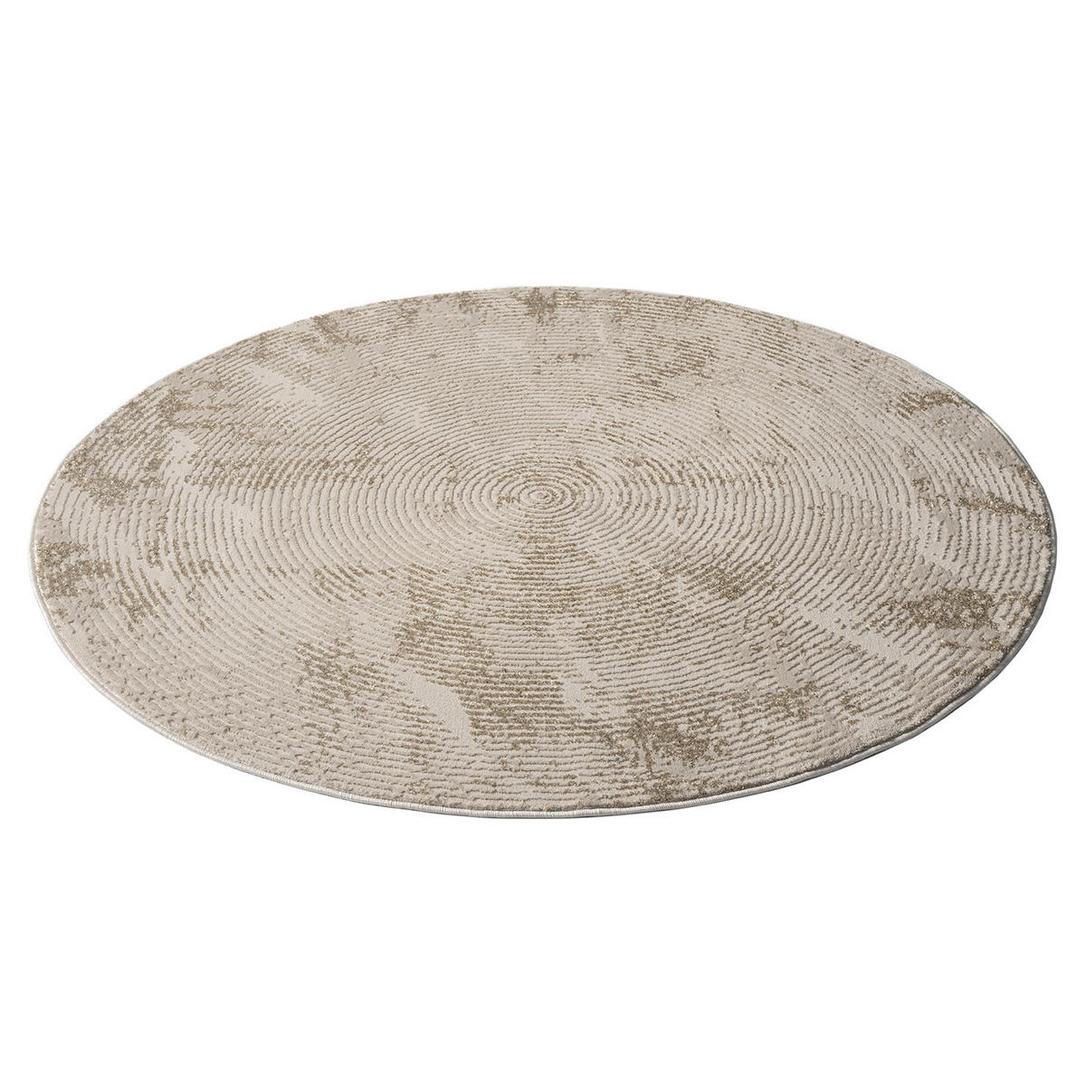 KURZFLOR-TEPPICH Antik 481 Beige 160 cm Rund - Beige, Textil (160/160cm) - carpet city