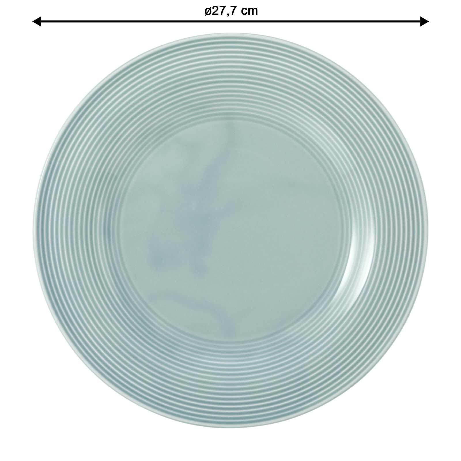 SPEISETELLER Beat Color Glaze Arktisblau ø 27,7 cm 6er Set - Blau, Keramik (27.7cm) - Seltmann Weiden