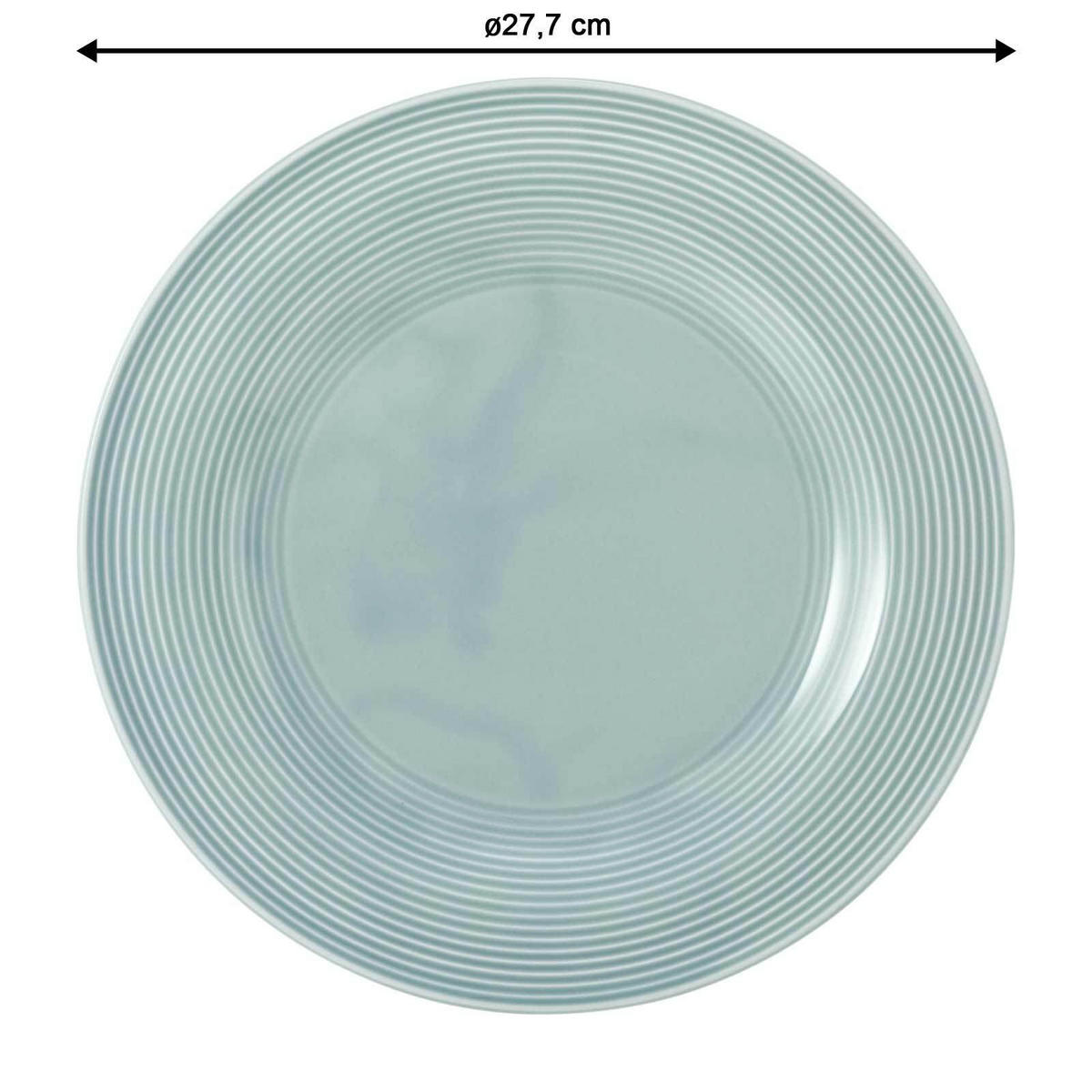 SPEISETELLER Beat Color Glaze Arktisblau ø 27,7 cm 6er Set - Blau, Keramik (27.7cm) - Seltmann Weiden