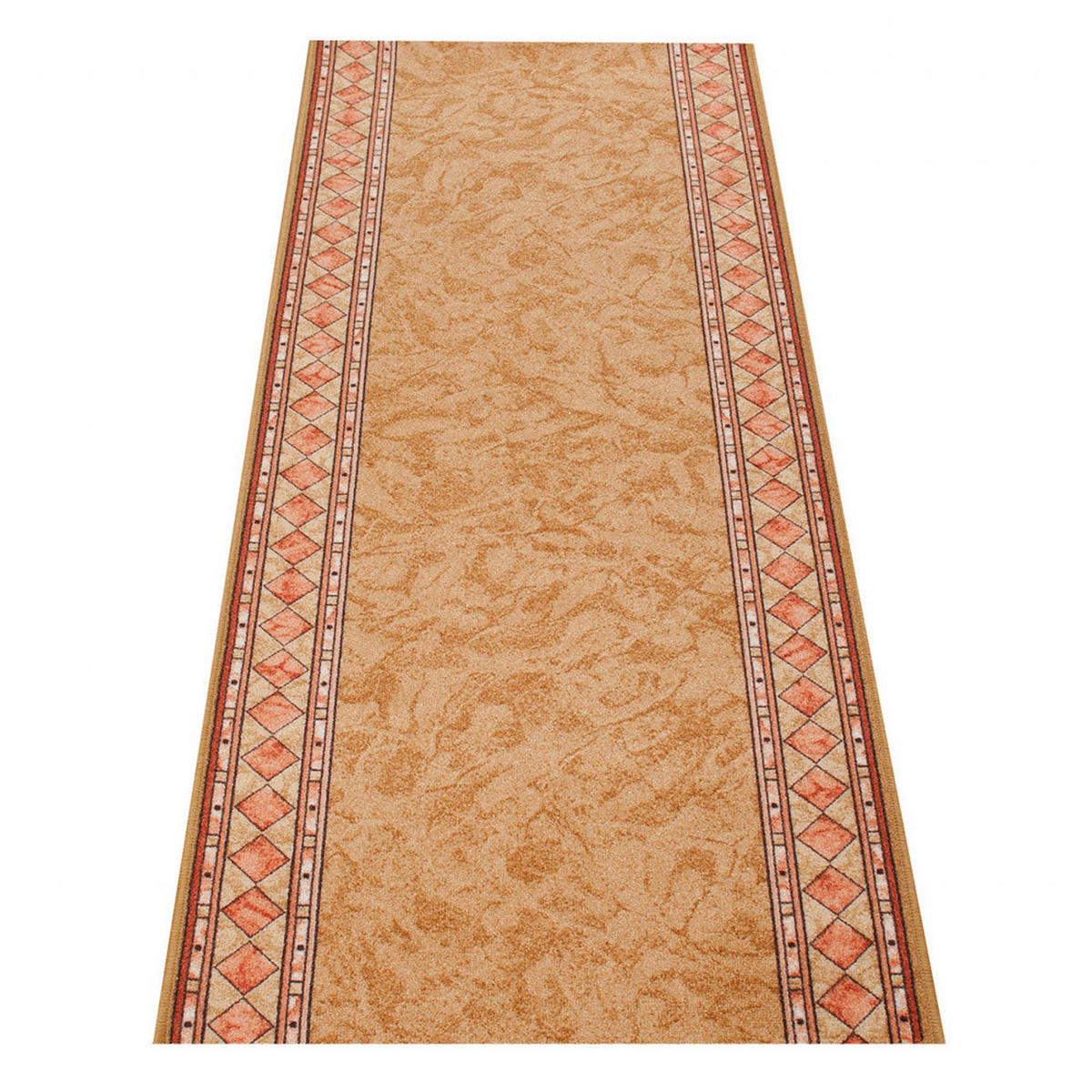 TEPPICHLÄUFER Anti-Rutsch Beige rutschfest Gummiunterlage 80/900 cm - Beige, Textil (80/900cm) - Tapiso