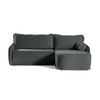 ECKSOFA Cloud Grün, mit Schlaffunktion - Dunkelgrün, Textil (240/167cm) - Bettso