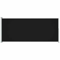 SEITENMARKISE Ausziehbar 180x500 cm Schwarz - Schwarz, Textil (500/180/500cm) - furnicato