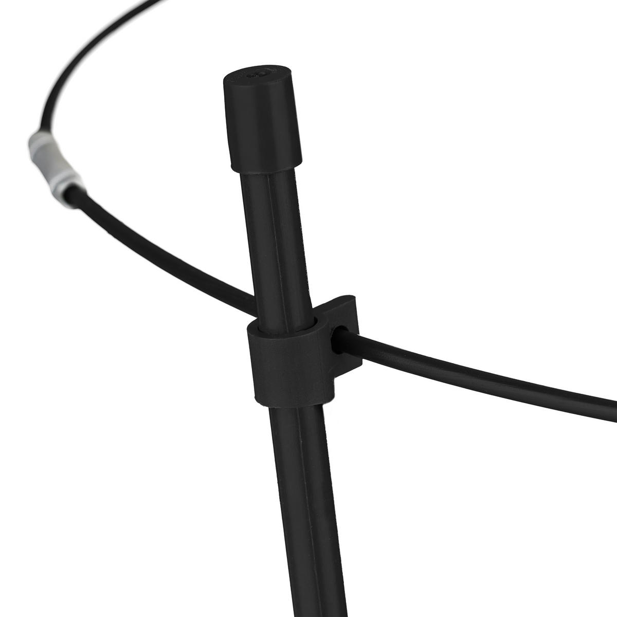 2XRANKHILFE - Schwarz, Kunststoff/Metall (28/76/28cm) - Relaxdays