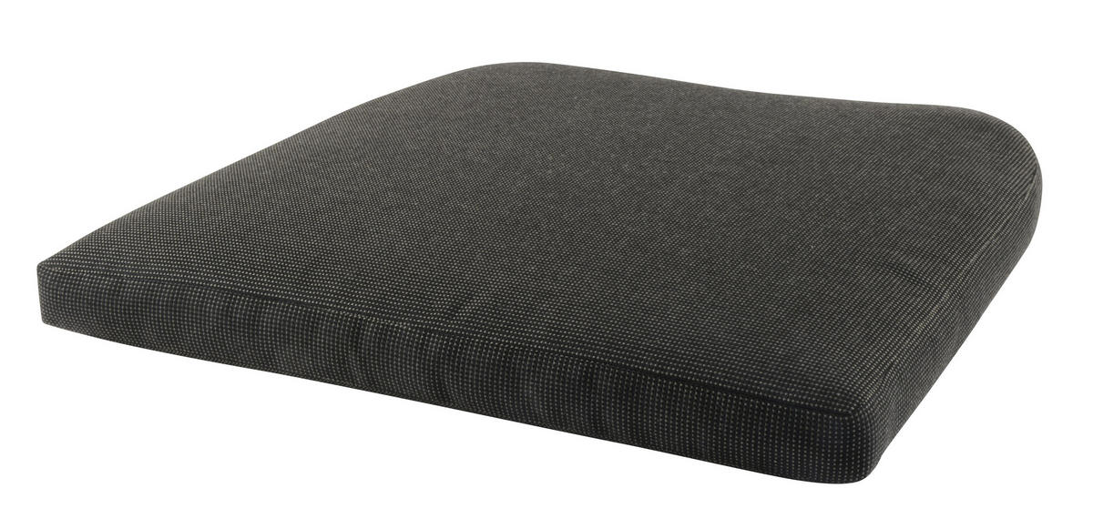 SITZKISSEN, Aviol, Schwarz, Stoff, 48 x 5 x 48 cm - Schwarz, Textil (48/48/5cm) - ebuy24