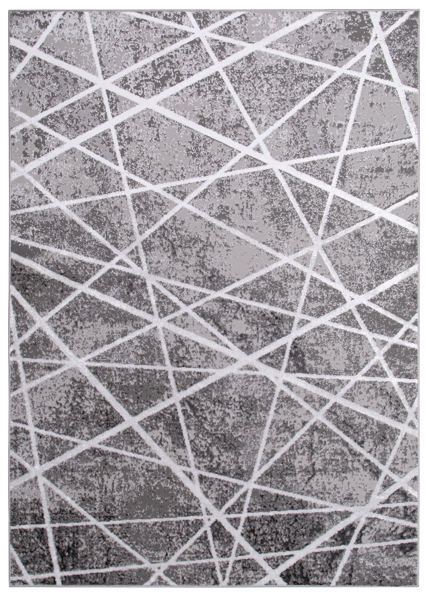 TEPPICH CRYSTAL Grau 80/150 cm - Grau, Textil (80/150cm) - Tapiso