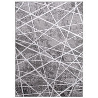 TEPPICH CRYSTAL Grau 80/150 cm - Grau, Textil (80/150cm) - Tapiso