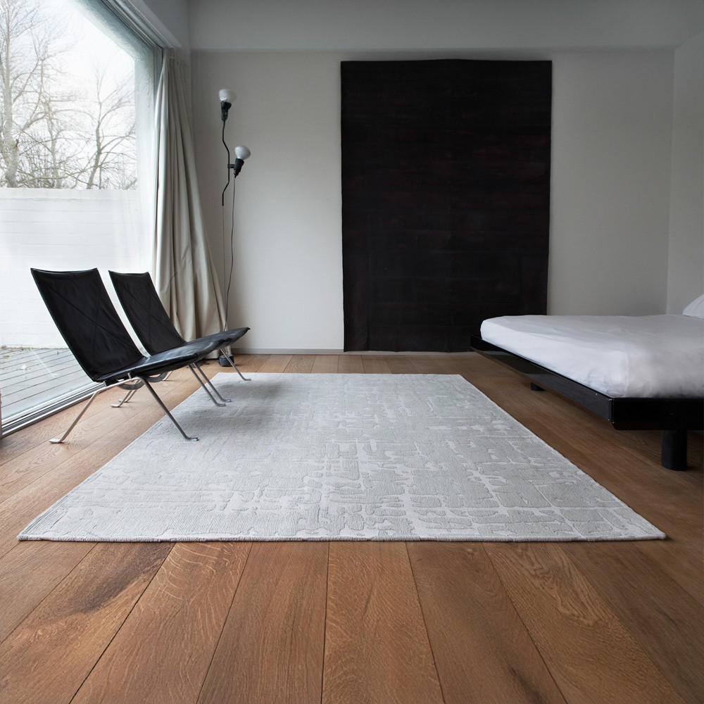 TEPPICH Tsingy Oyster Structures 170/240 cm - Grau, Textil (170/240cm) - Louis De Poortere