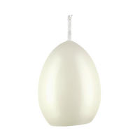 EIKERZEN Elfenbein, 60 x Ø 45 mm, 30 Stück - Beige, Paraffin (4.5/6/6cm) - Kopschitz Kerzen