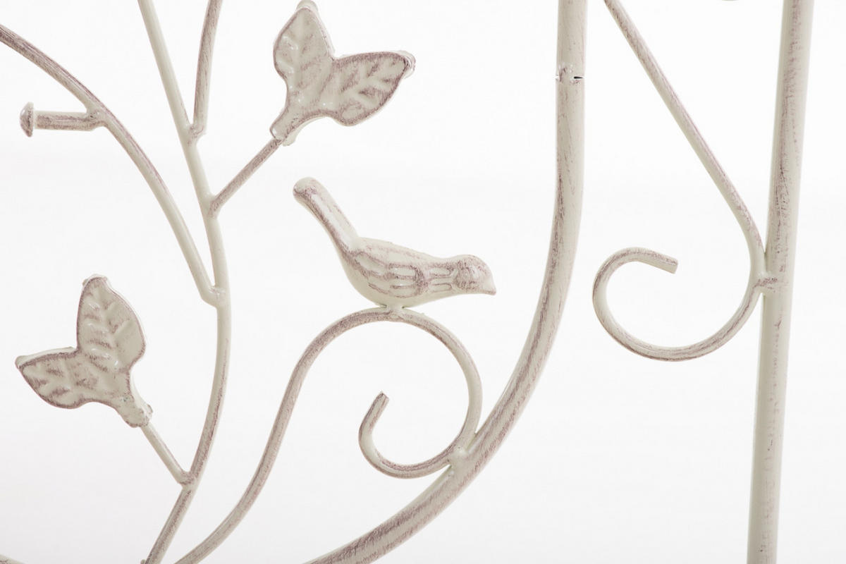 RANKGITTER Burk antik-creme - Naturfarben, Metall (35/122/7cm) - TPFGarden