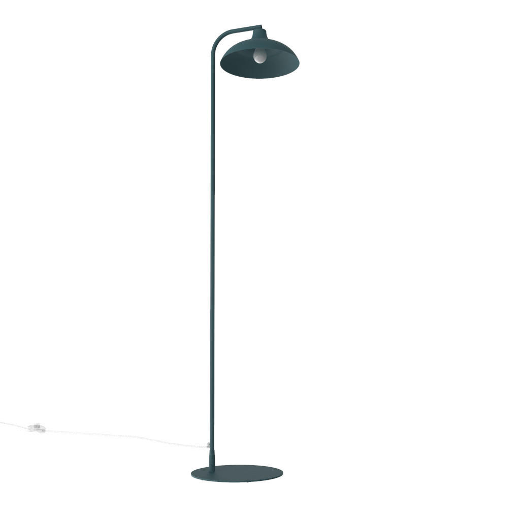 STEHLEUCHTE Parigina - Blau, Metall (40/30/165cm) - Lumicom