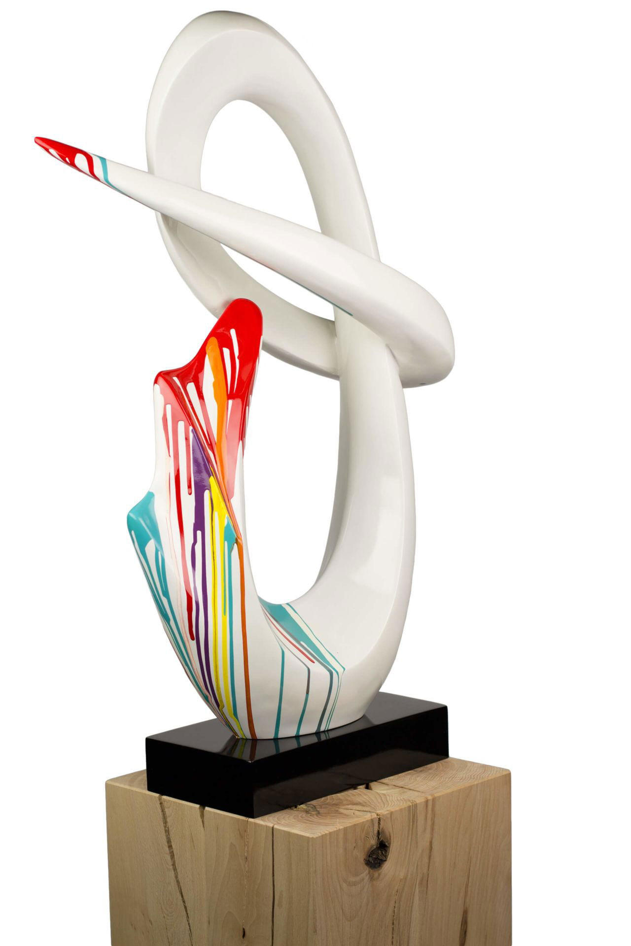 SKULPTUR Weiß 50/79 cm - Weiß, Stein (50/79/20cm) - KUNSTLOFT