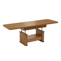 COUCHTISCH rechteckig Erle ausziehbar höhenverstellbar - Erlefarben, Holzwerkstoff (70/120/60cm) - designimpex