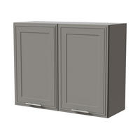 HÄNGESCHRANK Salo W3/90 Grau / Dust Grey Matt 90 / 32,5 / 72cm - Grau, Holz/Holzwerkstoff (90/72/32.5cm) - Feldmann-Wohnen
