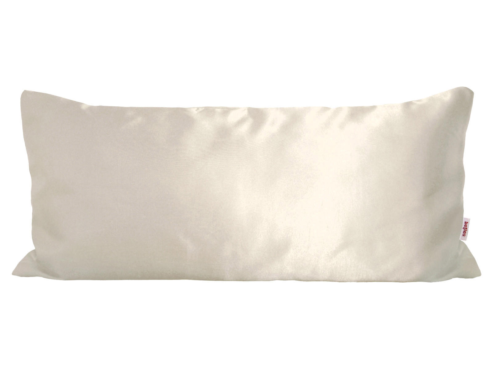 KISSENBEZUG Glanz Satin champagner 40/80 cm - Ecru/Champagner, Textil (40/80cm) - beties Heimtextil