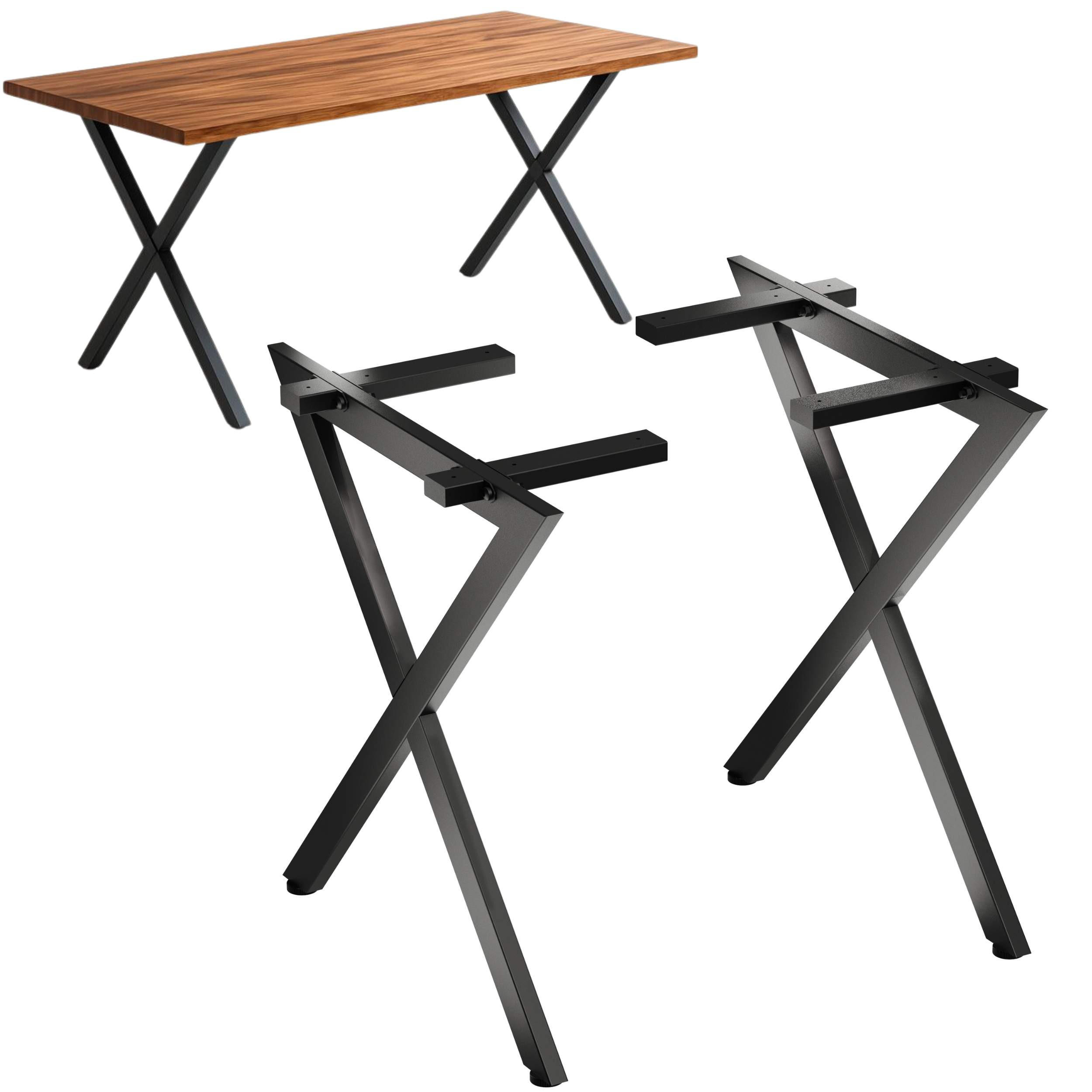 DanDiBo Tischbeine Schwarz 68x72x5 cm