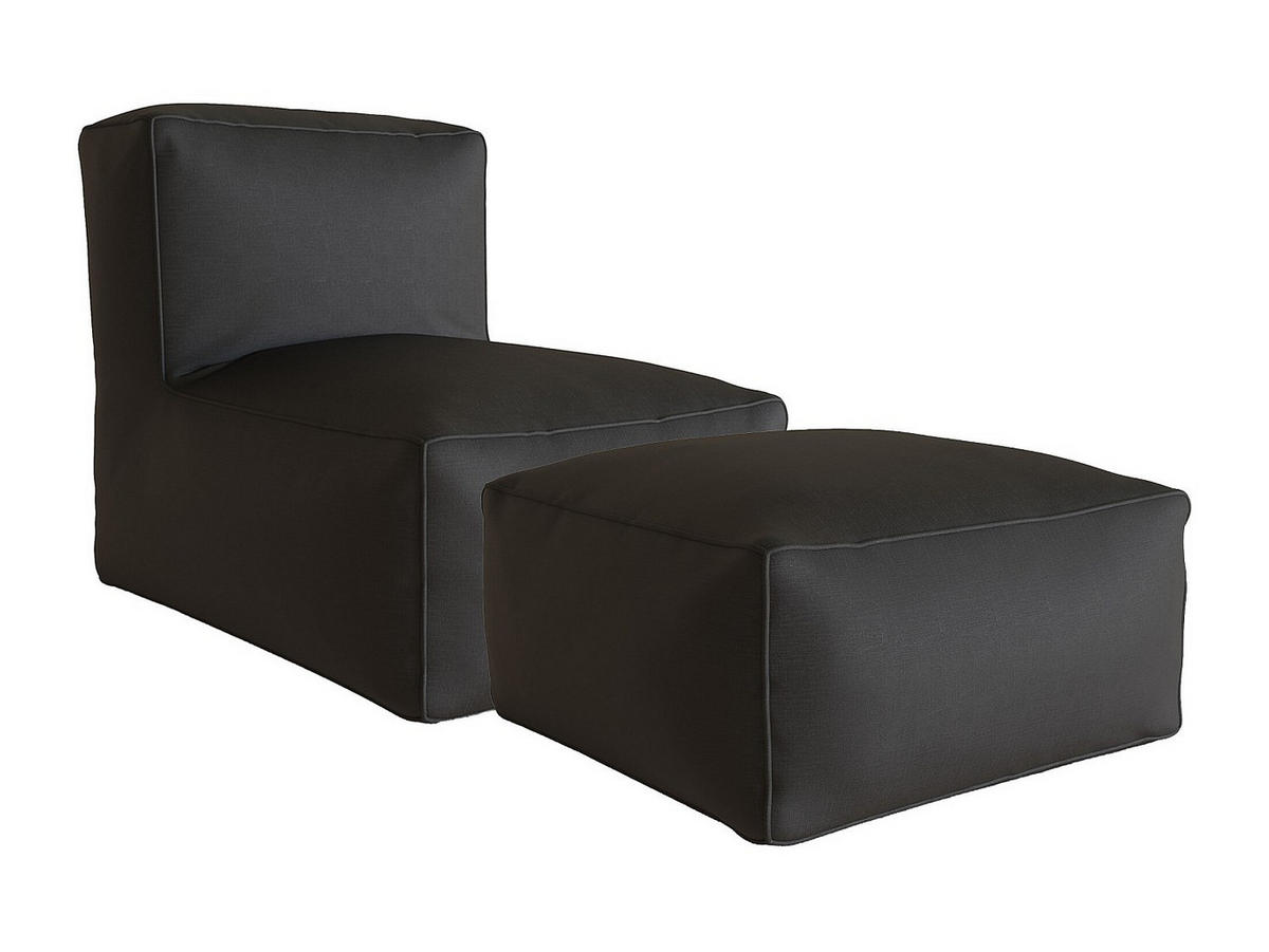 GARTENSITZGRUPPE im Set - 2 -Sitzer - Olefin - beige, weiß - NOUMARA - Beige, Textil - Vente-Unique