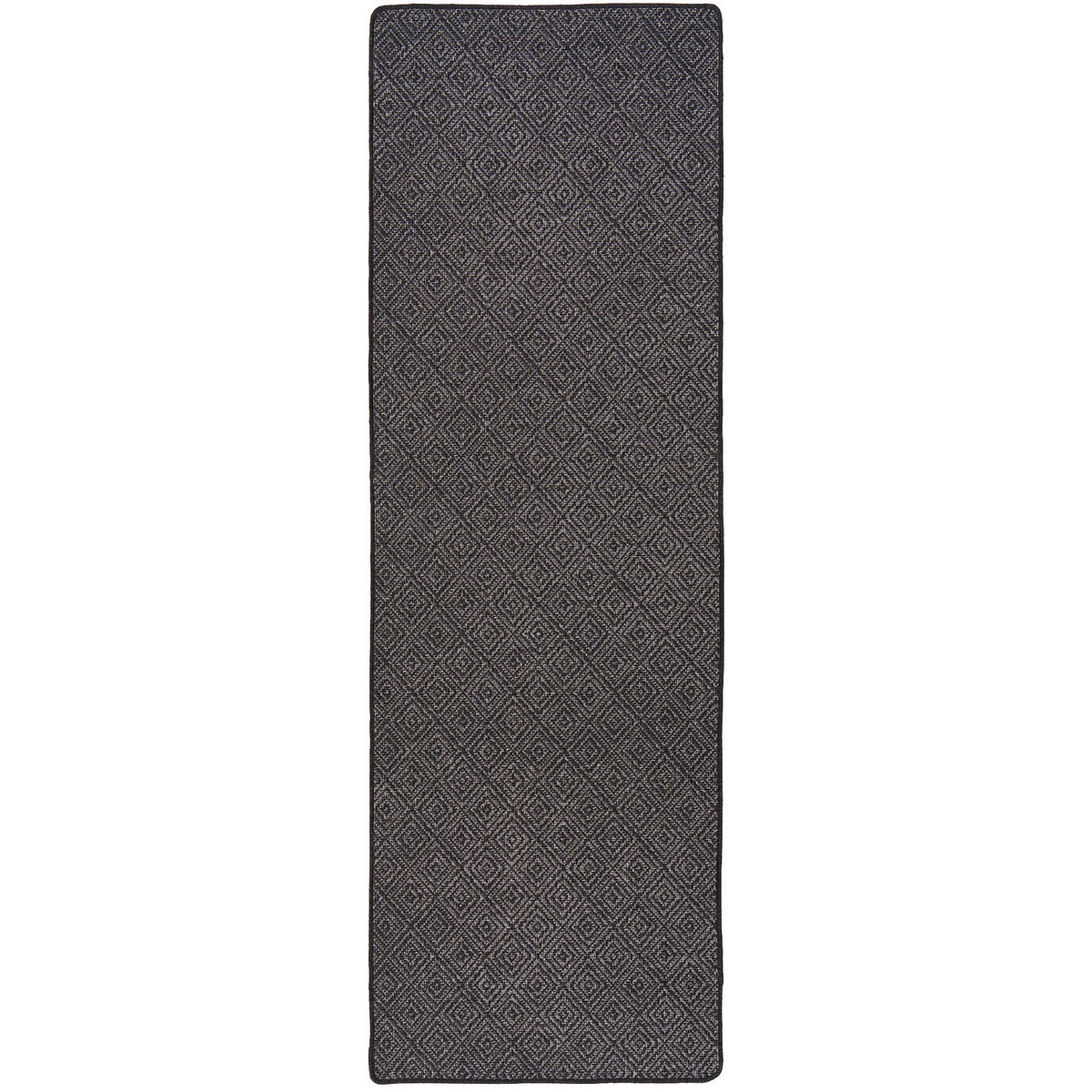 IN- UND OUTDOOR TEPPICH LÄUFER BEIDSEITIG NEWPORT - Anthrazit, Textil (80/320cm) - Snapstyle