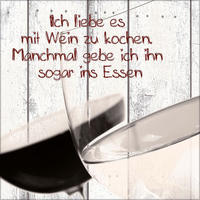 GLASBILD 30x30 cm Küche Wein - Beige, Glas (30/30cm) - artissimo