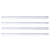 LED DECKENLEUCHTE Wannenleuchte Weiß 4er Set - Weiß, Kunststoff (150/6.5/5.8cm)