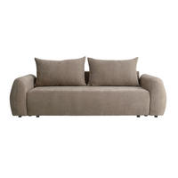 SOFA MUNDUK mit Schlaffunktion, Beige - Beige, Textil (250/98/100cm) - Fedve