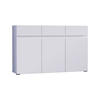SIDEBOARD Rimini weiß 135 / 40 / 86cm - Weiß, Holzwerkstoff (135/86/40cm) - Feldmann-Wohnen