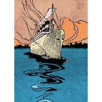 FOTOTAPETE das Schiff 200 x 280 cm - Multicolor, Papier (200/280cm) - Sanders & Sanders