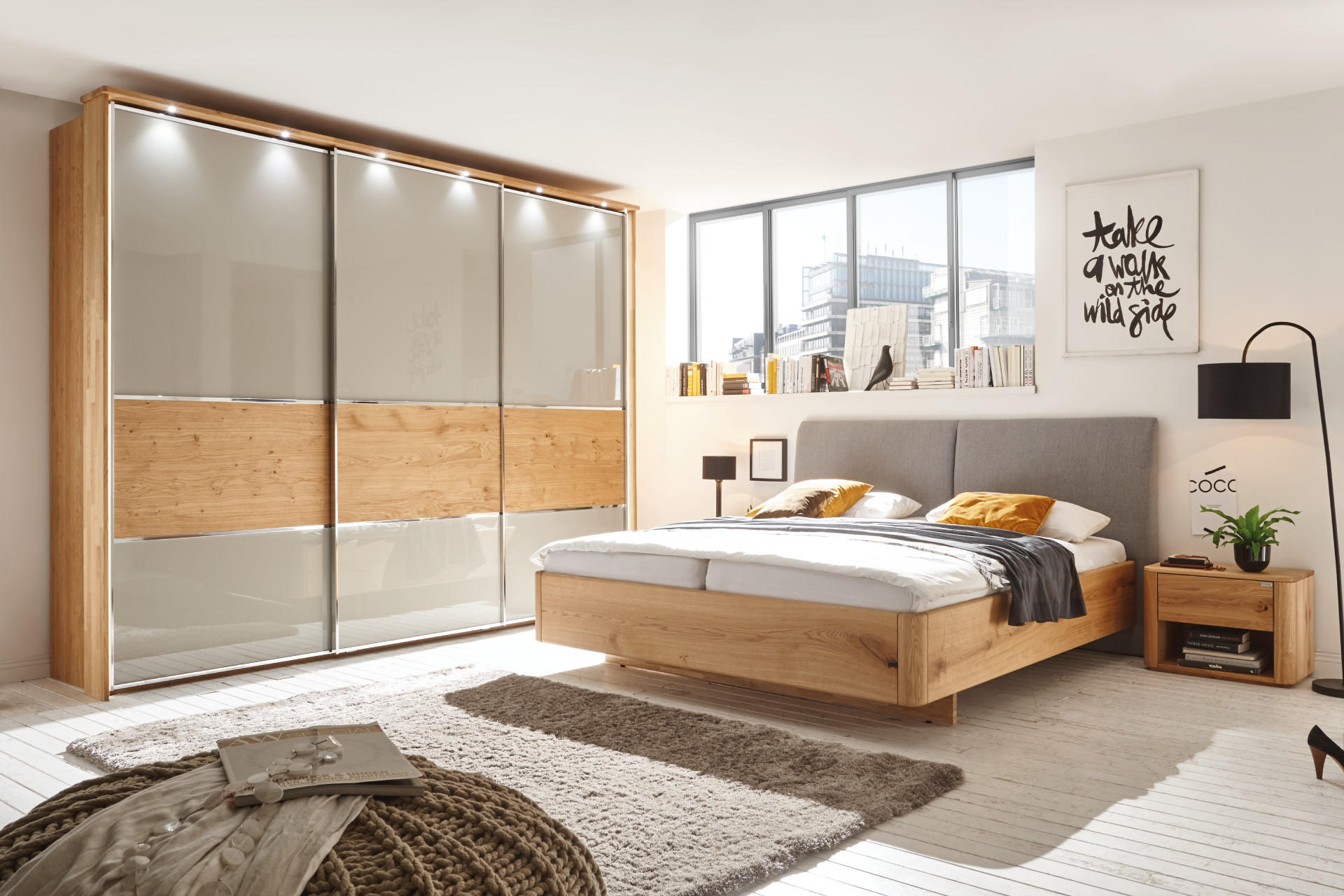 Holz Doppelbett Standartgroesse