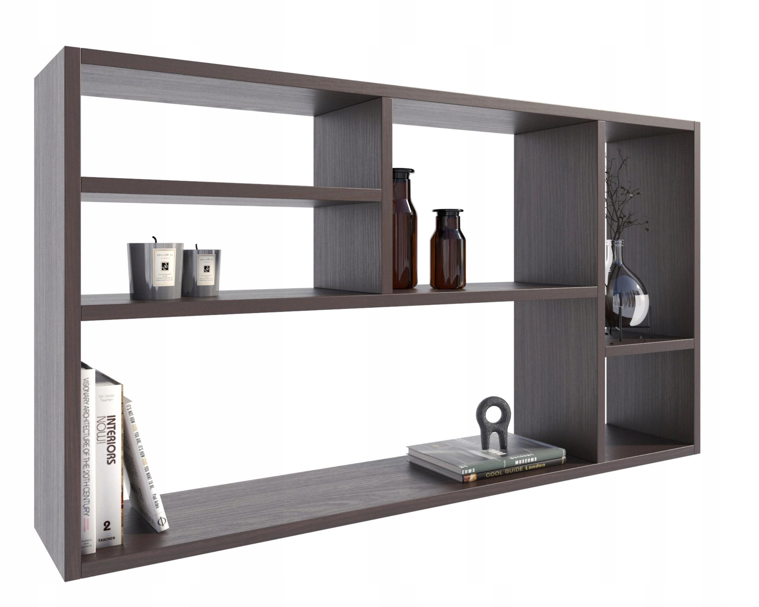 WANDREGAL MILANO Wenge 109,2/18/60 cm - Wengefarben, Holzwerkstoff (109.2/60/18cm) - Matkam Möbel