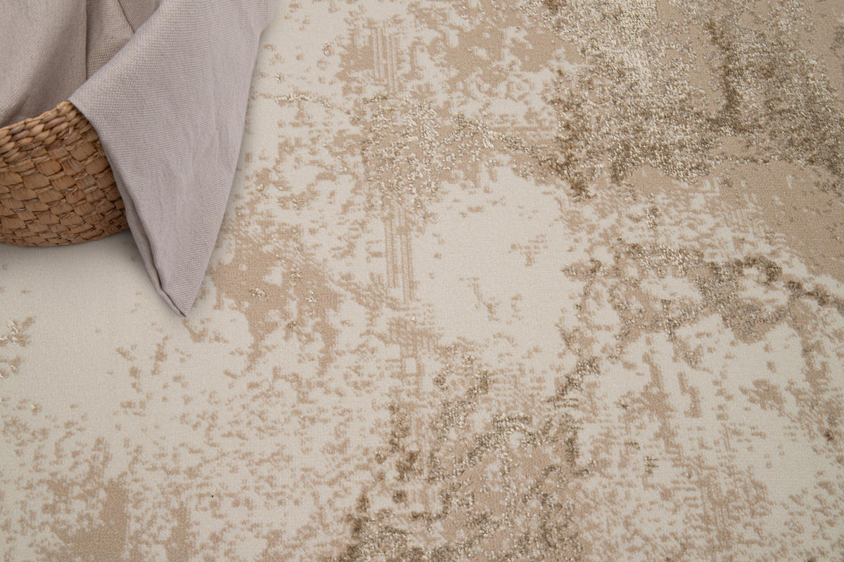 TEPPICH CRYSTAL Creme Beige 180/250 cm - Beige/Creme, Textil (180/250cm) - Tapiso