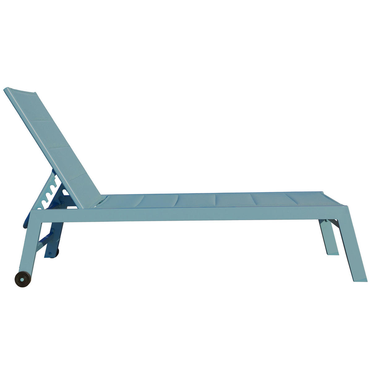 SONNENLIEGEN Barbados Hellblau und Hellblau 2er-Set - Blau, Kunststoff (61/95/198cm) - Happy Garden
