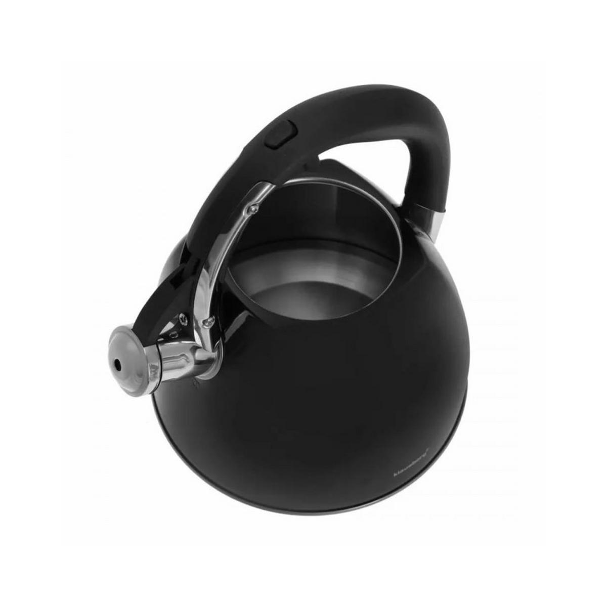 WASSERKESSEL Schwarz 23/20.5/22 cm KB7410 - Schwarz, Metall (23cm) - Klausberg 