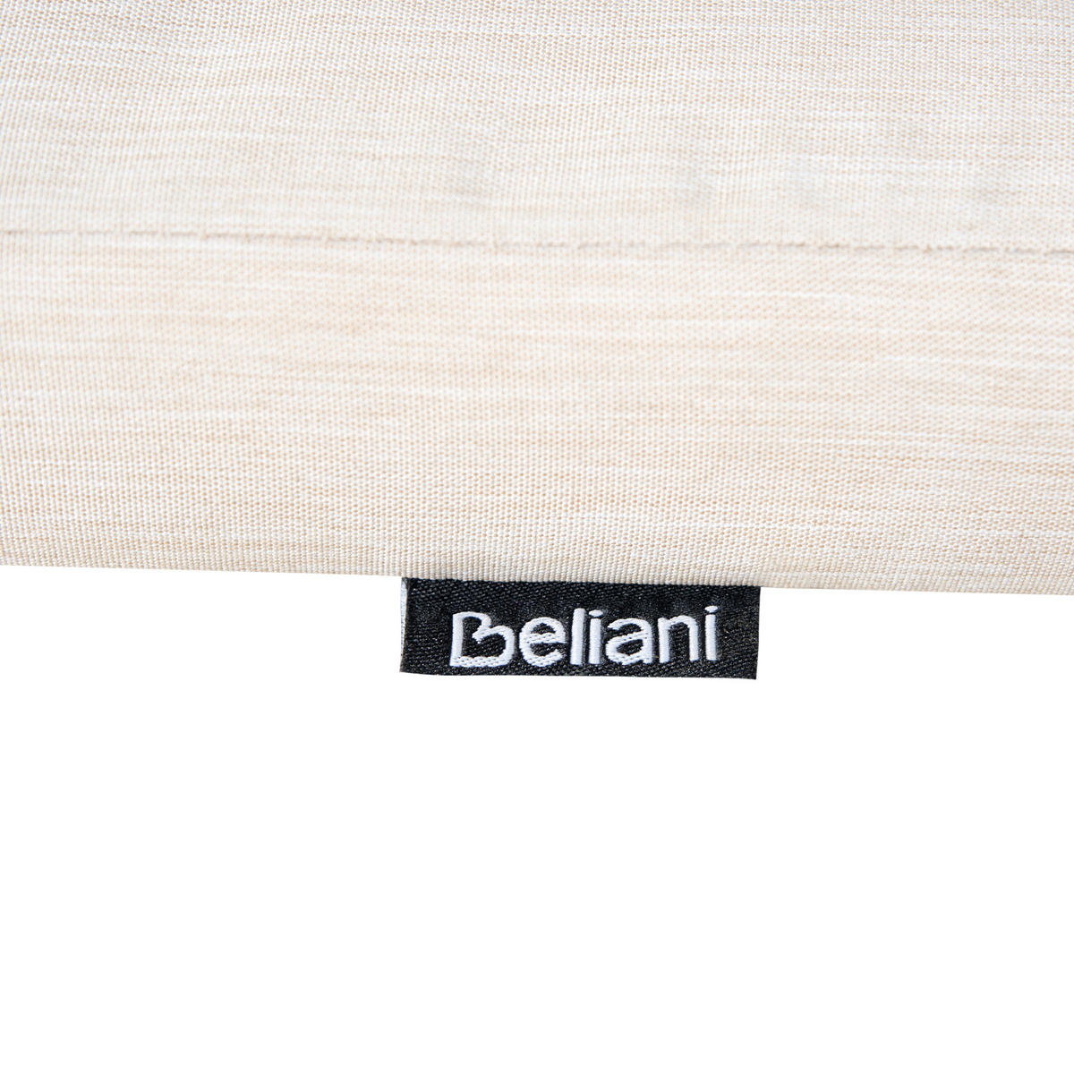 Gartenstuhlkissen Hellbeige 46/46 cm Sassari Premium - Beige, Textil (46/5/46cm) - Beliani