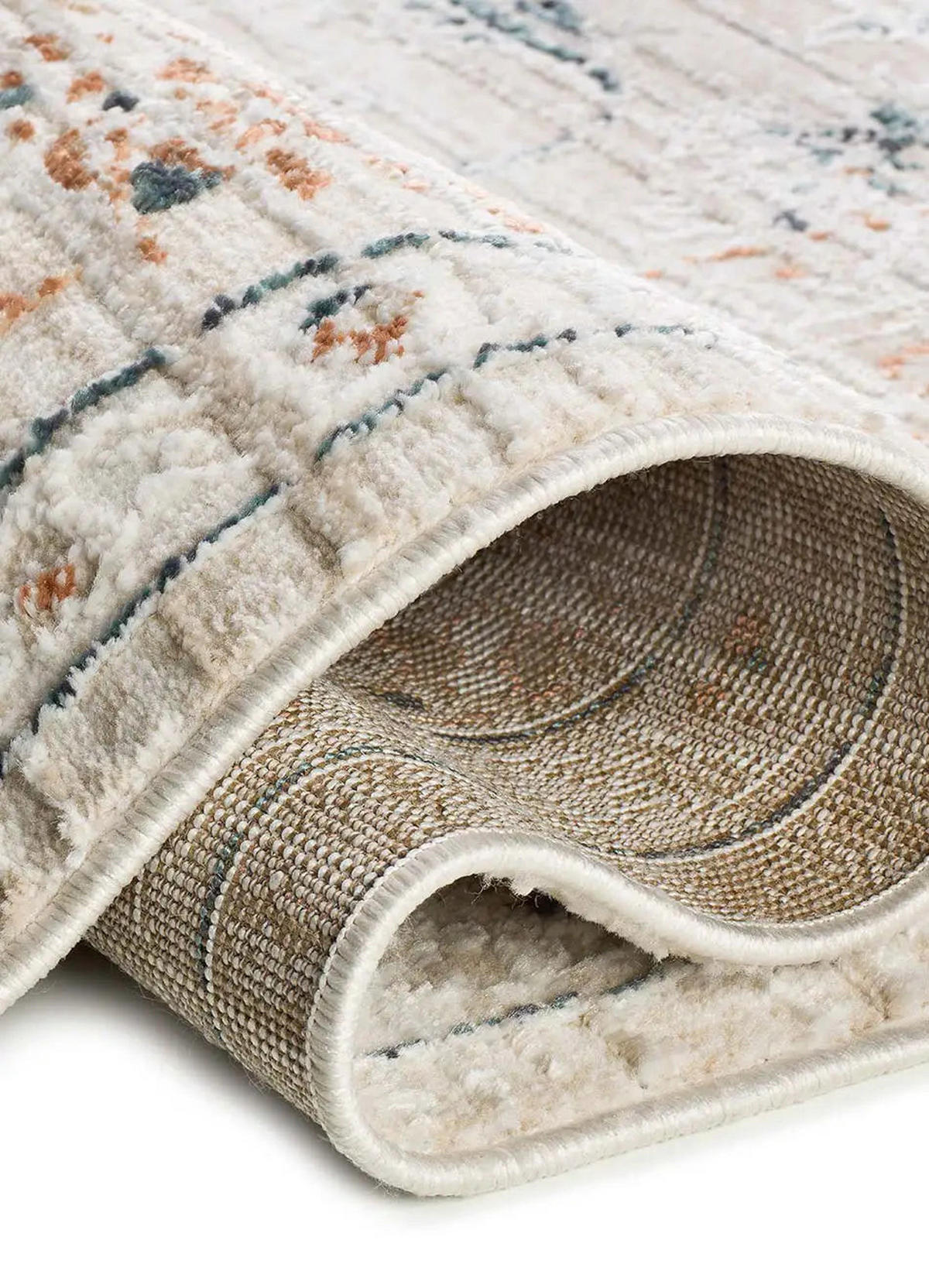 KURZFLORTEPPICH Mehrfarbig Keops 154/230 cm - Beige/Multicolor, Naturmaterialien/Textil (154/230cm) - Atticgo